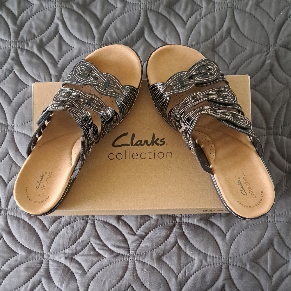 Clarks Women's Black Sandals